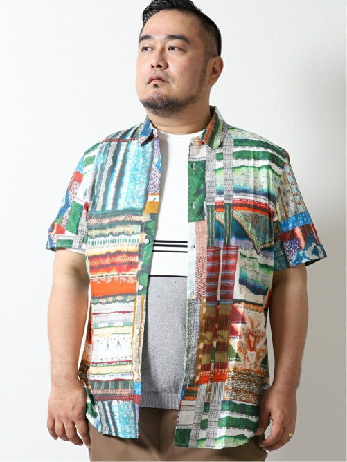 Taka Q 大きいサイズ デシグアル Desigual エキゾチックプリント半袖シャツ Rakuten Fashion 楽天ファッション 旧楽天 ブランドアベニュー Cu7755
