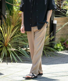 【SALE／50%OFF】URBAN RESEARCH ITEMS 『セットアップ対応』ウォッシャブル×クールタッチTRストレートパンツ アーバンリサーチアイテムズ パンツ その他のパンツ ホワイト ブラック グレー