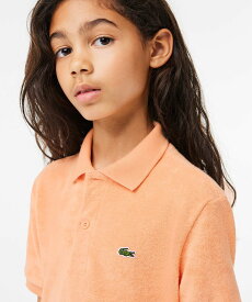 LACOSTE オーガニックコットン 肉厚パイル地半袖ポロシャツ ラコステ トップス ポロシャツ【送料無料】