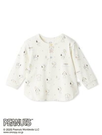 【SALE／30%OFF】gelato pique 【PEANUTS PUPPIES】【BABY】総柄プルオーバー ジェラートピケ トップス カットソー・Tシャツ