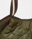 【TOPKAPI】ストライプハンドル キルティング トートバッグ A4対応 軽量