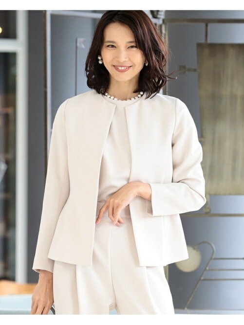 Demi Luxe Beams Demi Luxe Beams トリアセ ペプラムジャケット Rakuten Fashion 楽天ファッション 旧楽天ブランドアベニュー Bj7756
