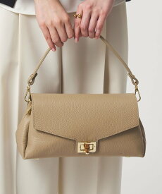 UNITED ARROWS green label relaxing ＜MARCO BIANCHINI＞フラップバッグ ユナイテッドアローズ グリーンレーベルリラクシング バッグ ショルダーバッグ ベージュ ブラック【送料無料】