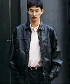 JOURNAL STANDARD バッファロー レザー ウォッシュ ジップ ブルゾン ジャーナル スタンダード ジャケット・アウター ライダースジャケット ブラック【送料無料】