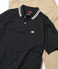 【SALE／38%OFF】BALL BALL/別注 襟ラインPOLOシャツ ティップライン半袖ポロシャツ セットアップセブン トップス ポロシャツ ホワイト ブラック ネイビー