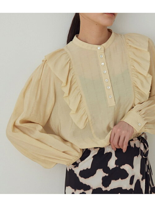 Adam Et Rope Web限定 ショルダーフリルブラウス Rakuten Fashion 楽天ファッション 旧楽天ブランドアベニュー Ch4757