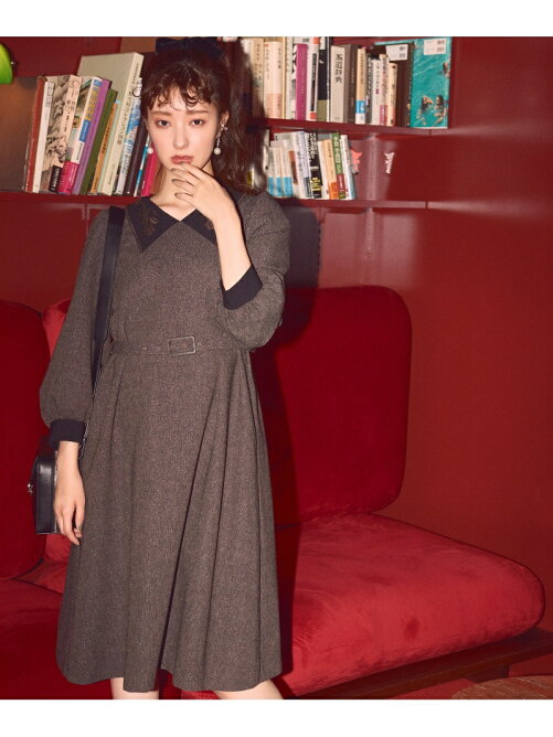 Jill By Jillstuart ラメツイード襟付ワンピース Rakuten Fashion 楽天ファッション 旧楽天ブランドアベニュー Ds7757