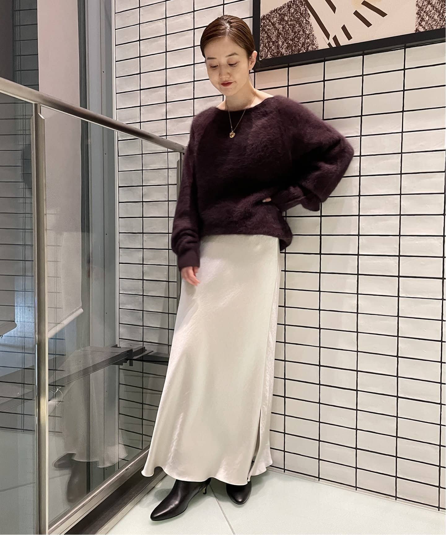 IENA｜ダブルサテンスカート | Rakuten Fashion(楽天ファッション／旧