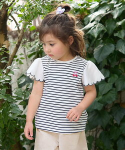�ySALE�^30%OFF�zANY KIDS ���X�J���b�v �{�[�_�[T�V���c �G�j�B �g�b�v�X �J�b�g�\�[�ET�V���c �p�[�v�� �l�C�r�[