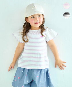�ySALE�^30%OFF�zANY KIDS ���X�J���b�v �{�[�_�[T�V���c �G�j�B �g�b�v�X �J�b�g�\�[�ET�V���c �p�[�v�� �l�C�r�[