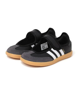 SHIPS KIDS adidas:SAMBA JANE I �X�j�[�J�[ �V�b�v�X �V���[�Y�E�C �X�j�[�J�[ �z���C�g �s���N �u���b�N�y���������z