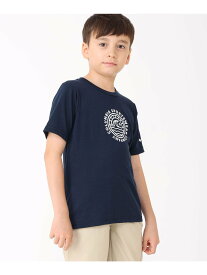 Columbia 【KIDS】ラプードルパスショートスリーブTシャツ コロンビア トップス カットソー・Tシャツ ネイビー