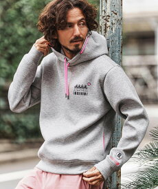 felkod mpa4013-muta x ACANTHUS Collaboration Cardboard Knit Parka パーカー カンビオ トップス パーカー・フーディー ブラック グレー【送料無料】