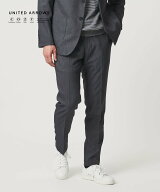 UNITED ARROWS デニムライク ノープリーツ パンツ UA COZY ウォッシャブル ヨコストレッチ 防しわ ユナイ…