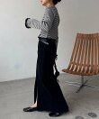 ニュアンスボタンフリルカーディガン