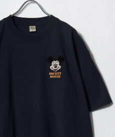 【SALE／3%OFF】Disney Disney ディズニー ミッキー ベイマックス トイ・ストーリー ズートピア 101匹わんちゃん リロアンドスティッチ Tシャツ メンズ キャラクター ワンポイント サガラ刺繍 半袖 ティーシャツ ユニセックス レディース マルカワ トップス カットソー・Tシ