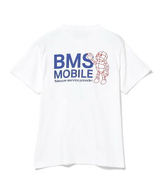 BEAMS T 【SPECIAL PRICE】BEAMS T / モバイル Tシャツ ビームスT トップス カットソー・Tシャツ ホワイト ネイビー