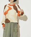 STAR★ ABSTRACT SHEER KNIT