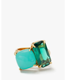 【SALE／50%OFF】kate spade new york ショウタイム トワ エ モア リング ケイトスペードニューヨーク アクセサリー・腕時計 リング・指輪 グリーン【送料無料】