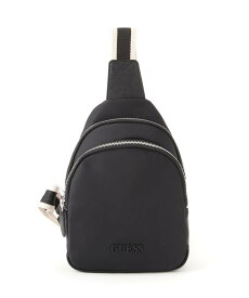 GUESS GUESS ショルダーバッグ (W)BENFIELD Mini Sling Bag ゲス バッグ ボディバッグ・ウエストポーチ ブラック ベージュ【送料無料】