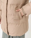 【小さいサイズ】ベーシックタフタミドルダウンコート