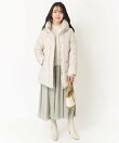 【小さいサイズ】ベーシックタフタミドルダウンコート