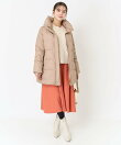 【小さいサイズ】ベーシックタフタミドルダウンコート