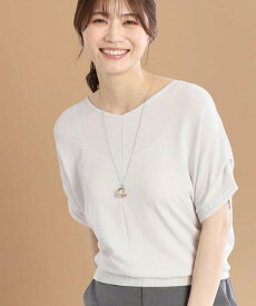 【SALE／50%OFF】Reflect 【選べる7色◎/手洗い可/二の腕カバー】半袖ニット リフレクト トップス ニット ピンク ブラウン ブルー ブラック【送料無料】