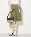 <新色追加>別注 ロゴベルト付き ツイル ショートパンツ/ハーフパンツ