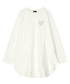 ZUCCa 【公式】HEART LOGO SHIRT TAIL T / カットソー ズッカ トップス カットソー・Tシャツ カーキグリーン ホワイト ブラック【送料無料】