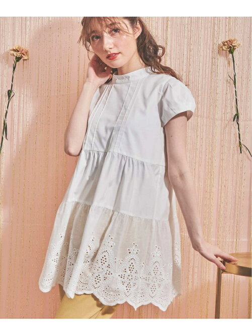 Noela コットンレースチュニック Rakuten Fashion 楽天ファッション 旧楽天ブランドアベニュー Cn3762