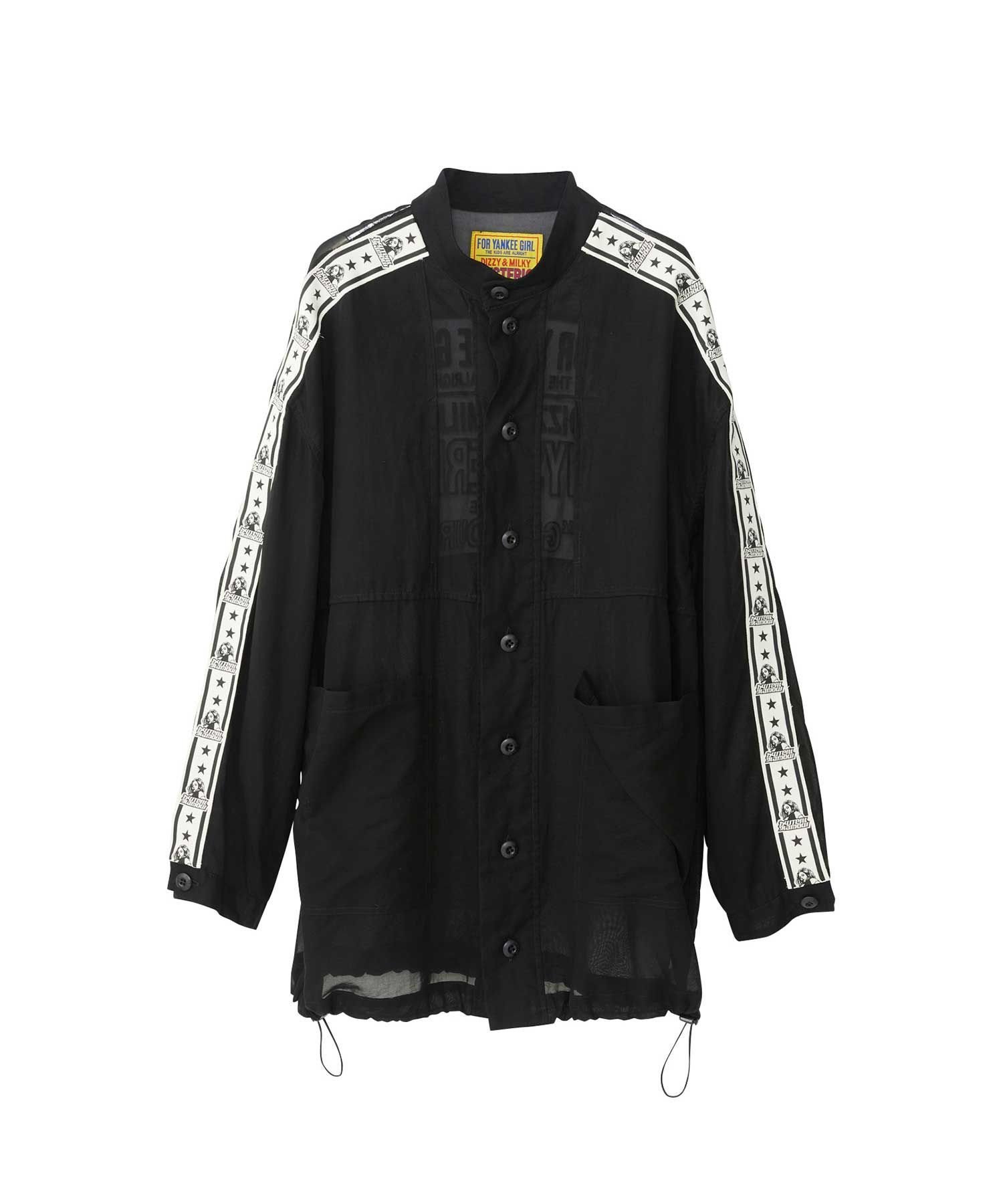 HYSTERIC GLAMOUR｜DIZZY&MILKY刺繍 オーバーサイズシャツジャケット