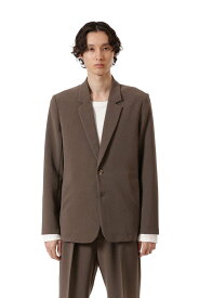 ATTACHMENT ポリエステルストレッチダブルクロス 2Bジャケット アタッチメント ジャケット・アウター テーラードジャケット・ブレザー グレー カーキグリーン ブラック【送料無料】