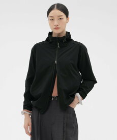 MARGARET HOWELL STRETCH POLYESTER BLOUSON マーガレット・ハウエル ジャケット・アウター その他のジャケット・アウター ブラック【送料無料】