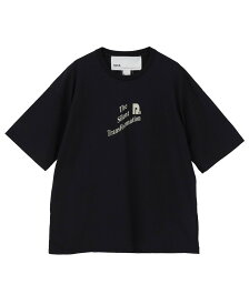 Liesse 《別注》【TICCA/ティッカ】ロゴTシャツ リエス トップス カットソー・Tシャツ ホワイト ブラウン ネイビー【送料無料】