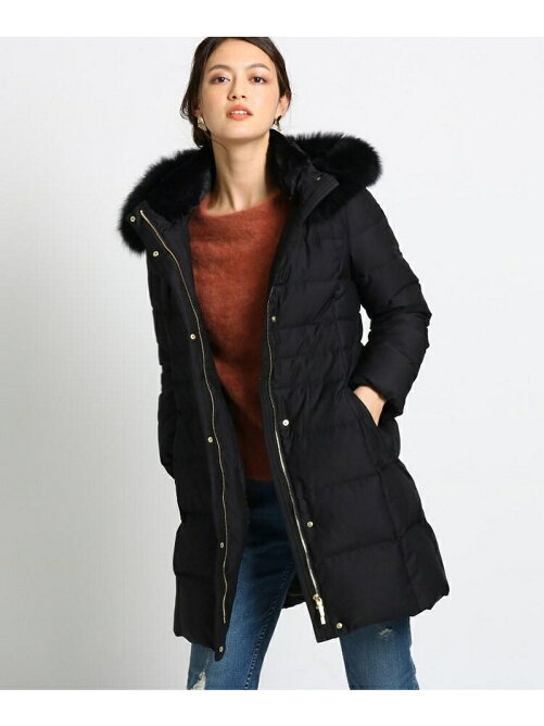 Indivi S Oggi Jp掲載 抗菌防臭 消臭 撥水加工 フーデットファーダウンコート Rakuten Fashion 楽天ファッション 旧楽天ブランドアベニュー V