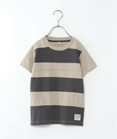 【SALE／30%OFF】ikka 【キッズ】ピンタックボーダーTシャツ(120~160cm) イッカ トップス カットソー・Tシャツ ブラック ブルー