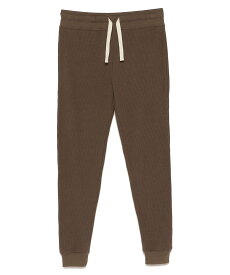 Hanes Hanes/(W)HANES UNDIES WAFFLE PANTS ハンドサイン パンツ ジャージ・スウェットパンツ ブラック ブラウン グレー