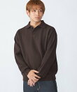 City Ambient Products:<手洗い可能>ポリエステル メッシュ ニット ポロ ロングスリーブ