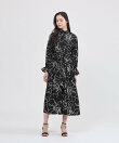 【EPOCA STORIA】アブストラクトプリントドレス《WEB&EPOCA THE SHOP店舗限定》