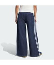 【公式】アディダス adidas 返品可 デニム プリーツ ワイドレッグ パンツ