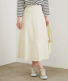 【SALE／55%OFF】ROPE' PICNIC フェイクレザーフレアスカート ロペピクニック スカート その他のスカート ホワイト ベージュ グリーン
