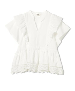 BEAMS HEART WOMEN �o�e�����[�X �؂�ւ� �u���E�X �r�[���X �n�[�g �g�b�v�X �V���c�E�u���E�X �u���b�N �z���C�g �u���[�y���������z