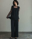 【SALE／5%OFF】GIRL チュールトップス・パンツ セットアップ 結婚式 パンツドレス パーティードレス リバーフィール…
