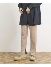 【SALE／50%OFF】UR Lab. ケーブルニットパンツ アーバンリサーチラボ パンツ その他のパンツ ベージュ グレー【送料無料】