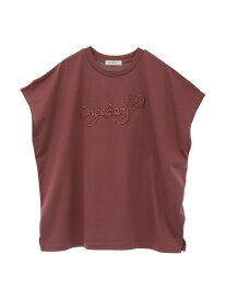 INGEBORG 立体ロゴ刺繍カットソー ピンクハウス トップス カットソー・Tシャツ レッド ブラック ホワイト グレー ネイビー【送料無料】