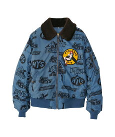 HYSTERIC GLAMOUR HYSTERIC CLUBワッペン B-15ジャケット ヒステリックグラマー ジャケット・アウター ミリタリージャケット ピンク ネイビー ブラック【送料無料】