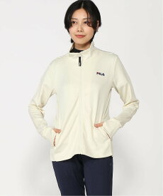 【SALE／38%OFF】FILA FILA/(W)スタンドジャケット ニッキー ジャケット・アウター その他のジャケット・アウター イエロー ブラック ベージュ グリーン