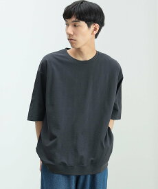 BEAMS HEART MEN BEAMS HEART / シアサッカー ワイド Tシャツ ビームス ハート トップス カットソー・Tシャツ グレー ネイビー【送料無料】