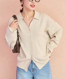 【SALE／25%OFF】FREAK'S STORE ＜新色追加＞スキッパー ポロ ニット カーディガン【限定展開】 25AW フリークスストア トップス カーディガン ネイビー イエロー レッド ベージュ ブラック【送料無料】